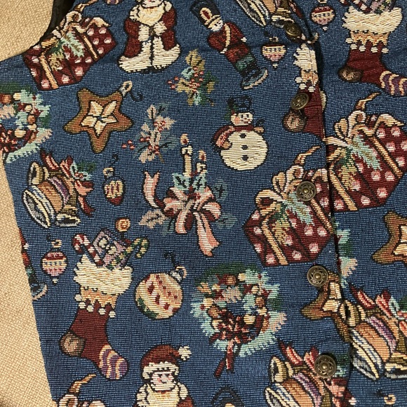 Bobbie brooks vintage Christmas snowman vest - Picture 3 of 7